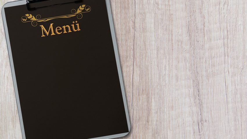 Come scrivere un perfetto Menù per il tuo locale