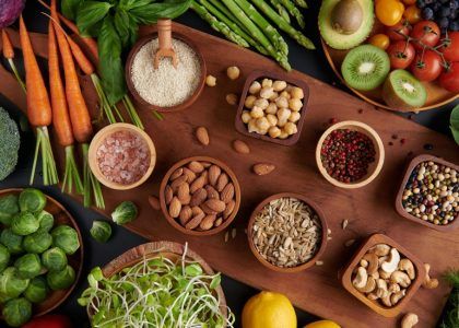 Cibi naturali adatti a mercato plant-based